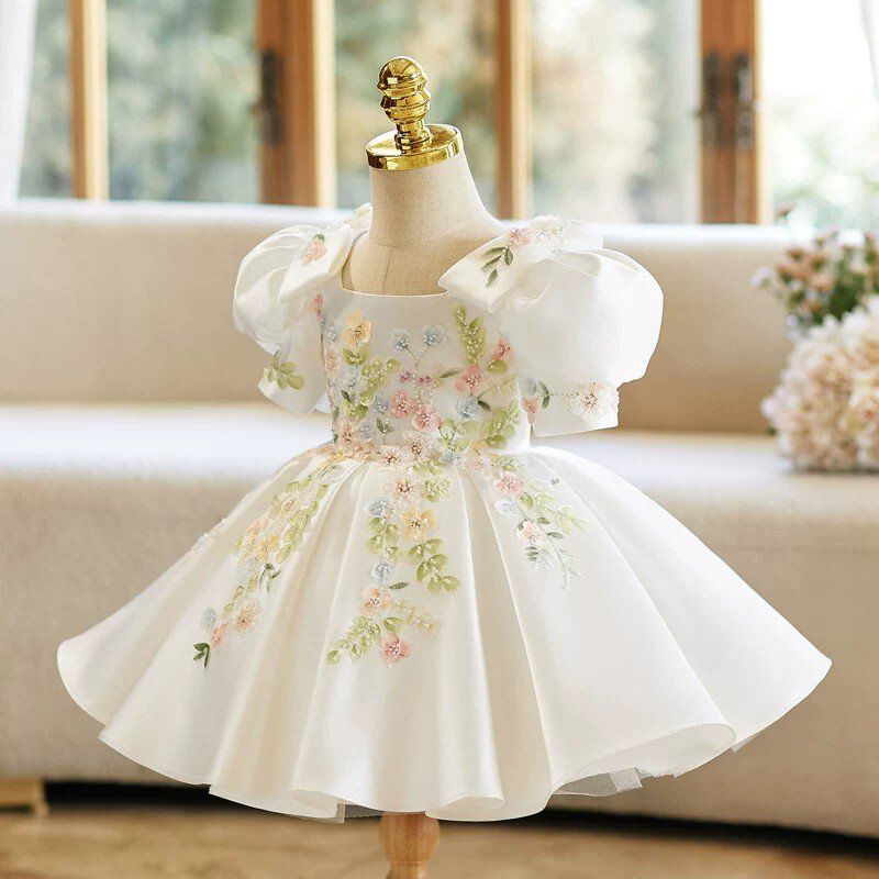 儿童礼服公主裙小花童婚纱蓬蓬裙