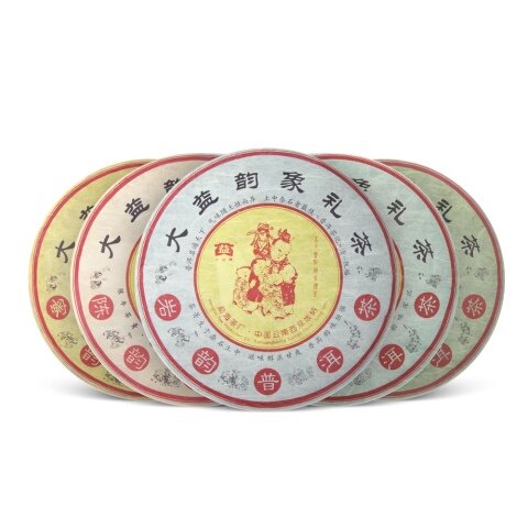 回收大益2006年601韵象礼茶五韵青饼勐海茶厂云南七子饼普洱茶