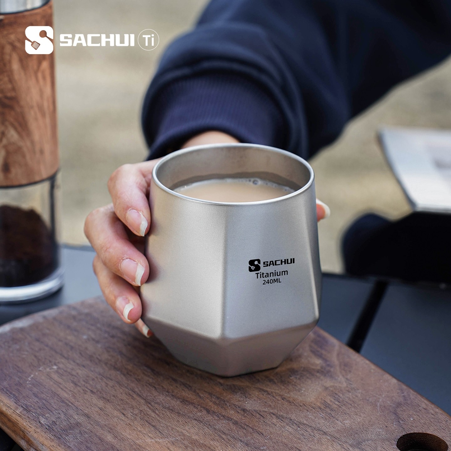 纯钛水杯家用双层高档钛杯主人杯办公室泡茶杯咖啡杯子户外便携杯,餐饮具,便携/折叠水杯,淘宝优惠券,粉丝福利购,淘宝优惠卷