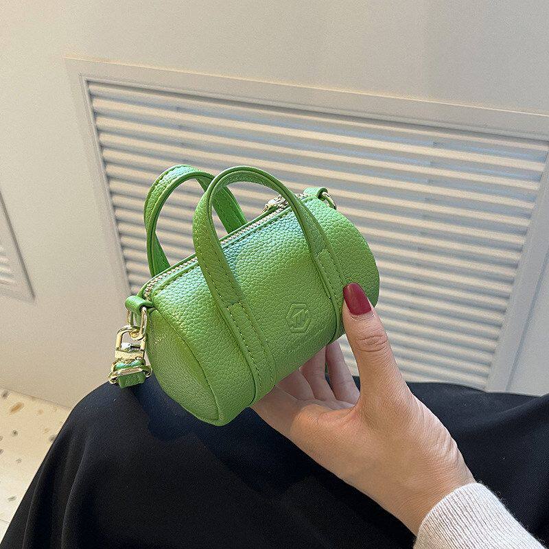 韩版时尚手提包小拎包女2026新款迷你枕头包百搭单肩斜挎口红包