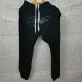 Black Printed Sweatpants