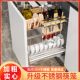 灶台下方拉篮橱柜304不锈钢调味篮厨房调味拉篮厨柜调料篮刀架抽
