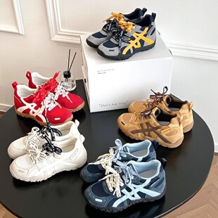 阿甘鞋 7cm内增高小个子厚底德训鞋 女百搭透气户外登山运动休闲鞋