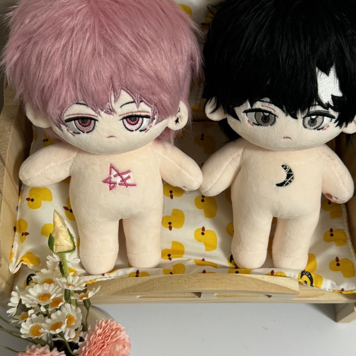 原创棉花娃娃硬核一中戎星野戎朕也属性20cm动漫周边可爱玩偶礼物