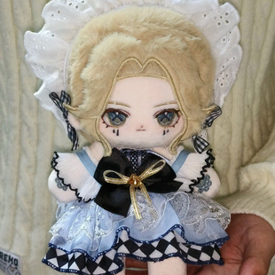 第五人格记者永恒属性20cm棉花娃娃同人周边礼物换装可爱毛绒玩偶