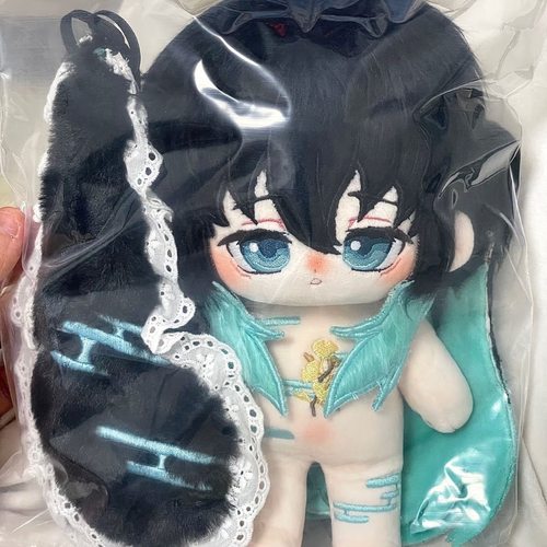 【新品】鬼灭之刃时透无一郎属性20cm棉花娃娃动漫游戏同人周边