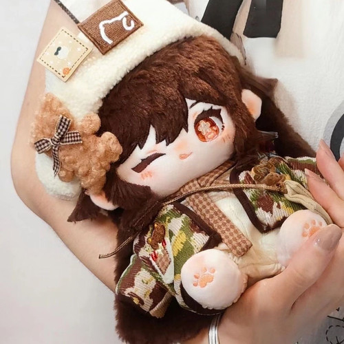 原创正版原神胡桃20cm属性棉花娃娃游戏周边同人送女生礼物