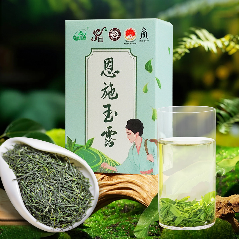 恩施玉露绿茶湖北特产蒸青工艺