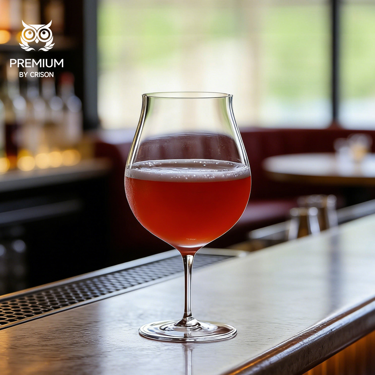 CRISON高端日式木村系列矮脚红白葡萄酒杯水晶玻璃酒吧鸡尾酒杯子