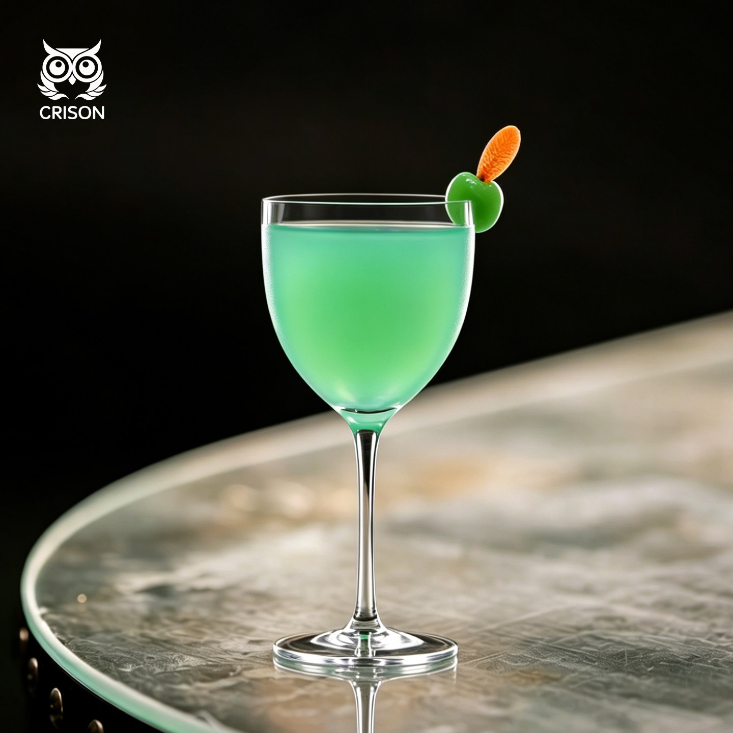CT2701 CRISON无铅水晶尼克诺拉鸡尾酒杯高脚杯 Nick&Nora glass