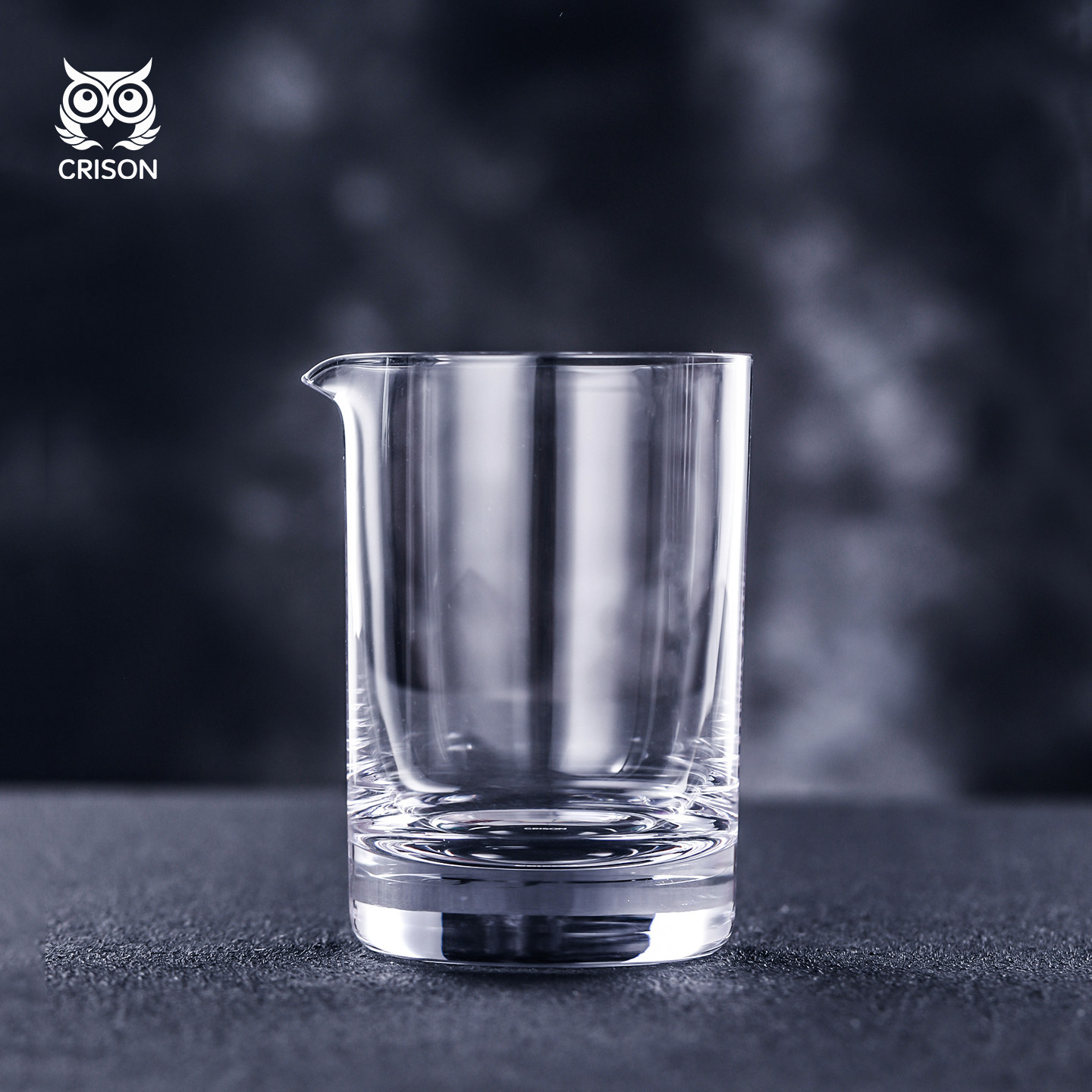 MG702 CRISON光面水晶调酒搅拌 酒吧传奇调酒器混合杯MIXINGGLASS