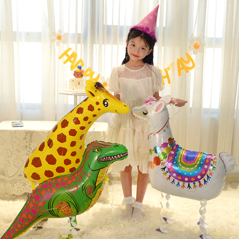 网红气球卡通玩具走路气球