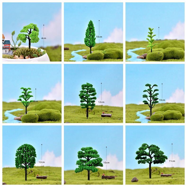 沙盘模型仿真树摆件植物室内
