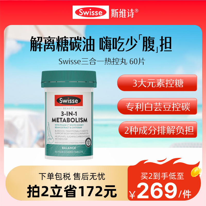 分离糖碳油热控丸swisse