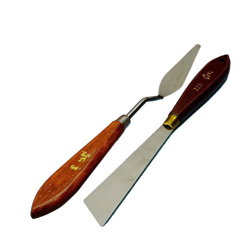 啄木鸟油画刀刮刀套装小丙烯水粉颜料工具石英砂肌理画美术调色刀