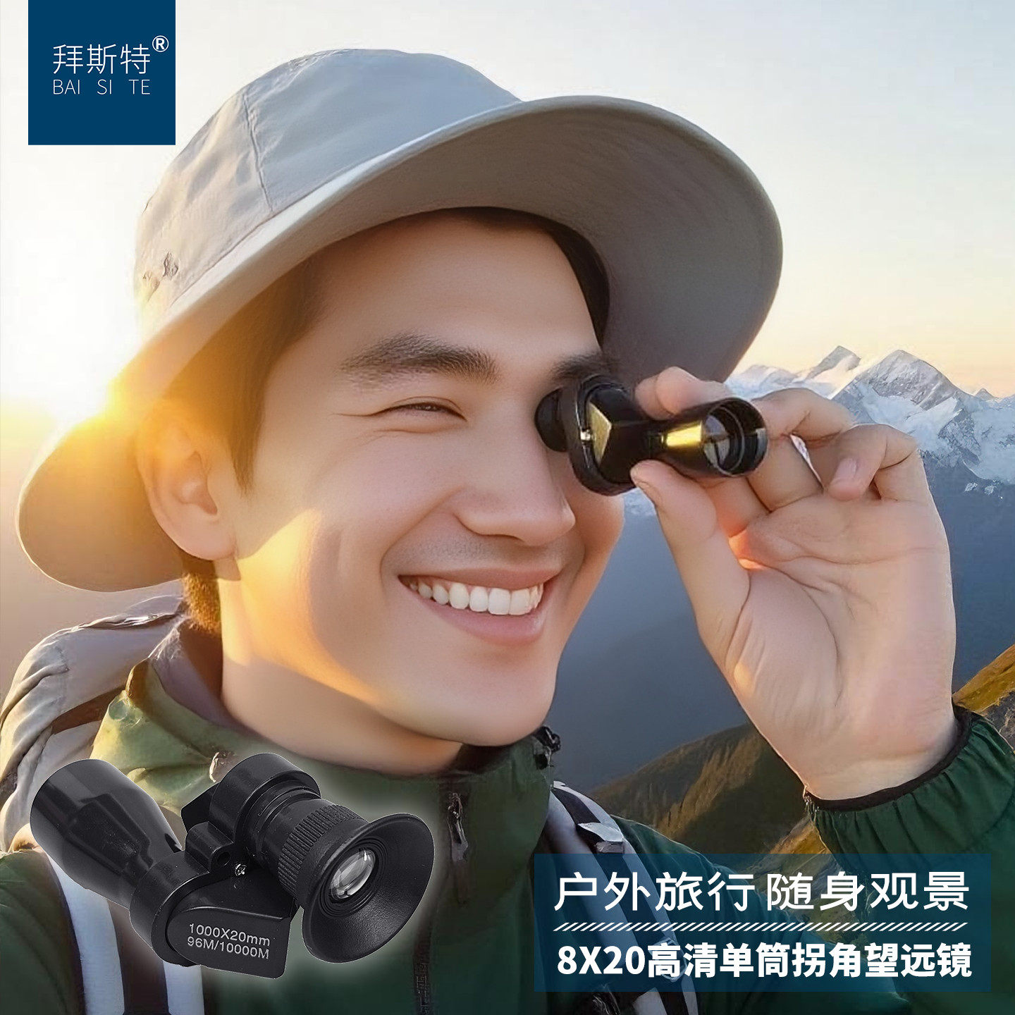 拐角望远镜迷你单筒袖珍口袋望远镜高清户外观鸟看演唱会便携,户外/登山/野营/旅行用品,普通望远镜,淘宝优惠券,粉丝福利购,淘宝优惠卷