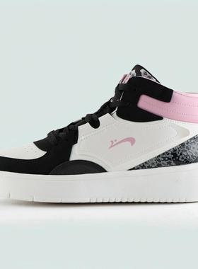 贵人鸟女鞋男鞋高帮板鞋2024秋新款滑板潮鞋休闲鞋E23E35 E23E36