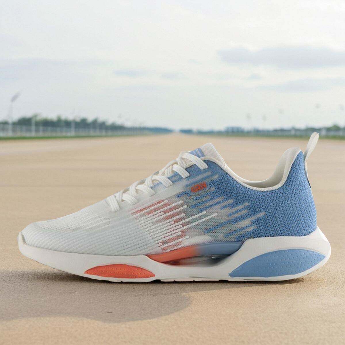 贵人鸟男鞋2024夏季新款网布透气轻便减震休闲运动鞋弹力P22G19