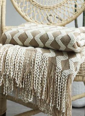 Nordic Knitted Blanket Sofa Bed Decorative Bed Thread Blanke