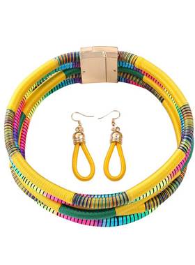 africa choker necklace women jewelry COS夸张项圈外贸项链