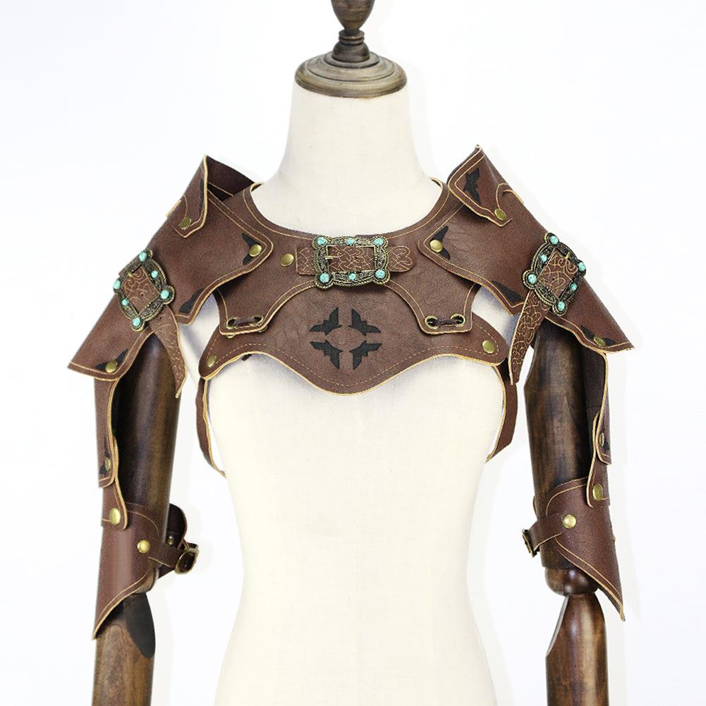 欧美蒸汽朋克衣服盔甲铠甲披肩马甲万圣节COSPLAY舞vintage armor