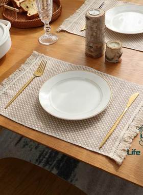 Vintage Placemats Soft Table Mats High Quality Natural Cotto
