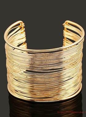 金属丝女手镯时尚手环夜店手镯cos women bracelet jewelry