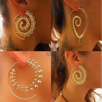 earrings star women fashion jewelry 欧美流行夸张合金耳环女