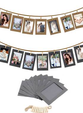 10Pcs 3Inch Paper Photo Flim DIY Wall Picture Hanging Frame