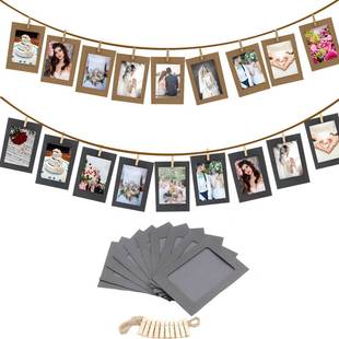 Photo Flim Hanging 3Inch Frame Picture Paper Wall 10Pcs DIY