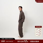 MC重磅拉绒卫衣针织重磅抓绒插肩袖 MODE COMMUTER 立领卫衣