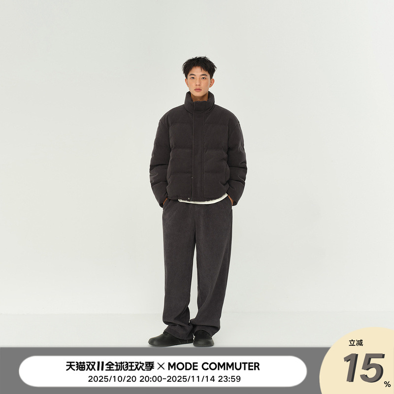 MODE COMMUTER| MC欧绒棉针织手感柔软亲肤简约直筒型针织长裤