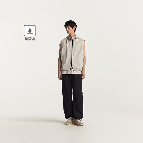 MODE COMMUTER| MC防泼水哑光梭织坚牢耐穿柔软阔腿梭织长裤