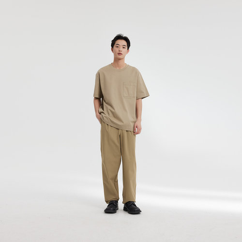 MODE COMMUTER| MC不潮品全棉平纹针织圆领短袖T恤