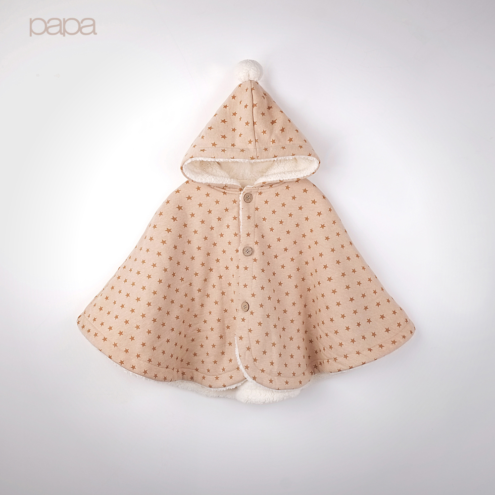 Cape pour enfant PAPA en flanelle - Ref 2154025 Image 3