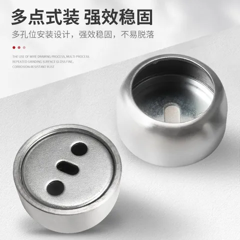 挂衣杆八角法兰座法兰座加厚法兰座衣通座旋转圆管直供可拆卸