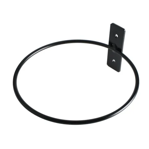 挂钩花盆架盆栽植物家居和壁挂式园艺花盆黑色挂墙式户外支架