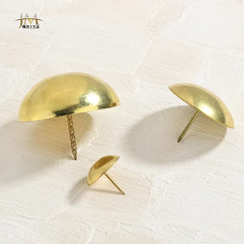 门钉沙发钉镀图钉钉钉大头钉黄色7-40mm按钉仿古泡钉尖泡