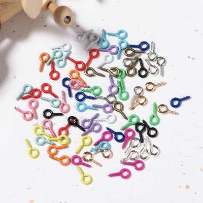 烤漆羊眼钉螺丝扣吊坠配件