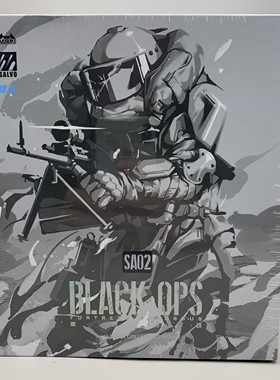 现货 HASUKI 1/12 黑色行动 第二弹 SA02 会场版 可动人偶男兵人