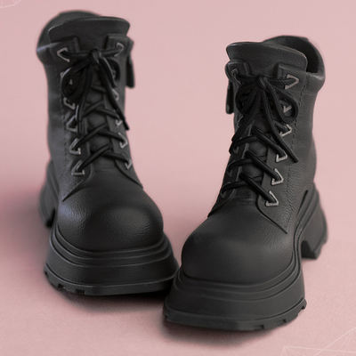 现货 Worldbox 1/6 GS004 厚底马丁靴 实心 女兵人鞋子