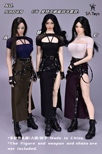 SA049A 6特工机能战斗套装 不含头雕靴子女兵人 现货SATOYS