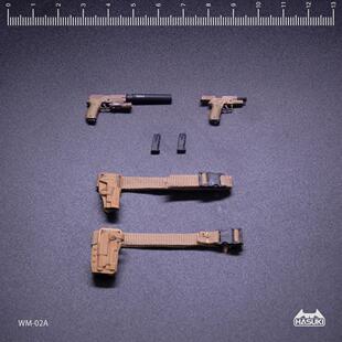 现货HASUKI WM-02 P226武器配件包1/12兵人偶配件