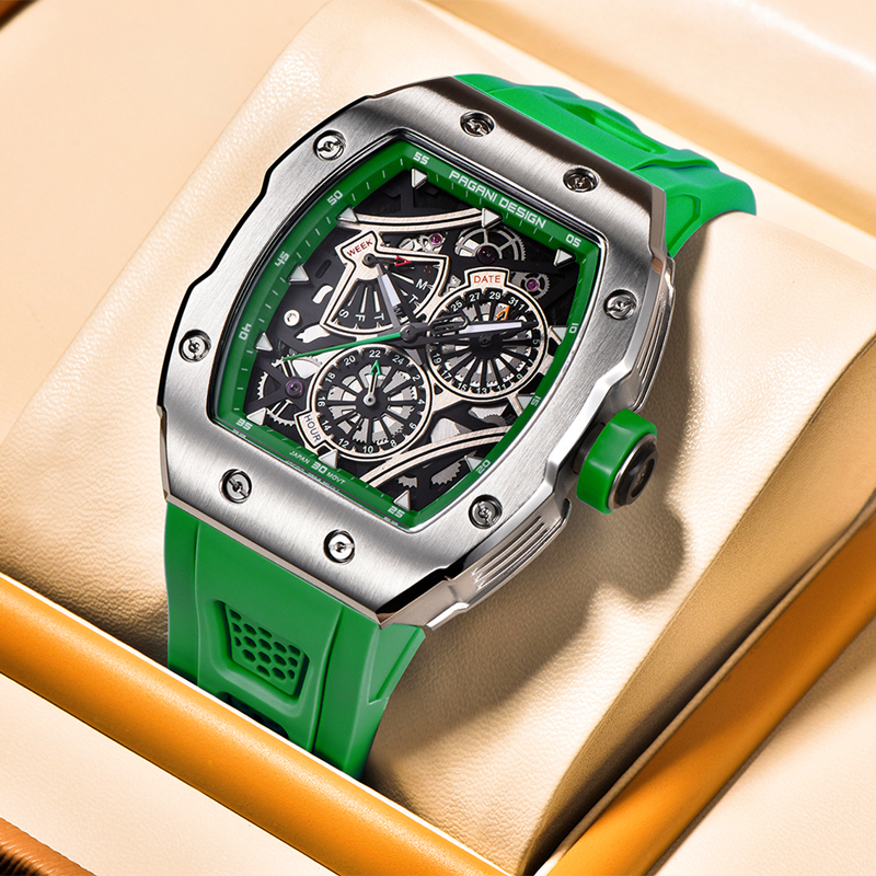 理查德酒桶形运动男士腕表