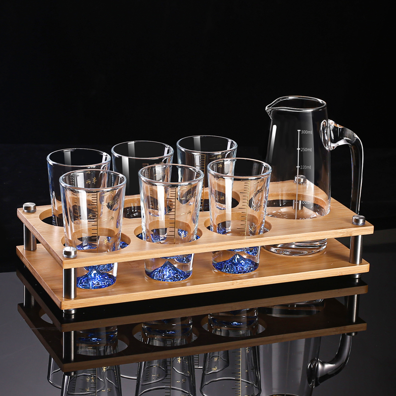 二两白酒杯套装创意蓝山