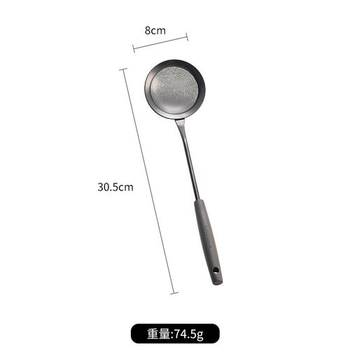 304不锈钢油隔漏勺去浮沫勺打沫勺滤油勺捞猪油渣过滤网家用撇油