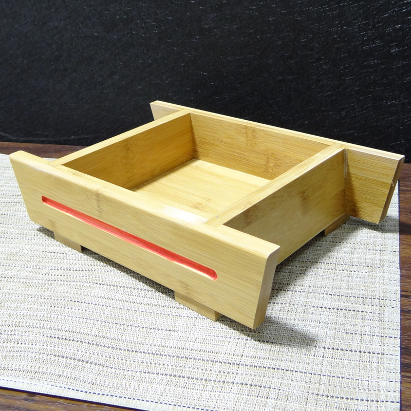 创意豆腐模具餐具竹质豆腐盒DIY酒店饭店豆腐花盛器调料碟子套装