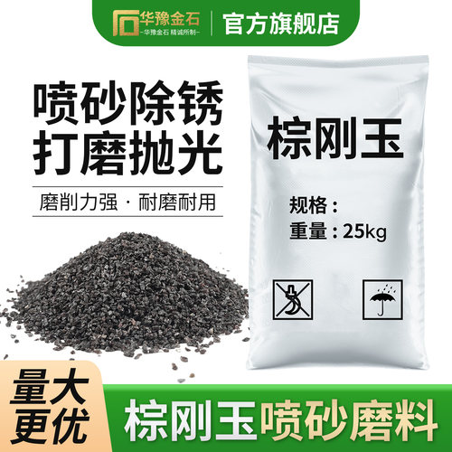 棕刚玉一级喷砂除锈翻新
