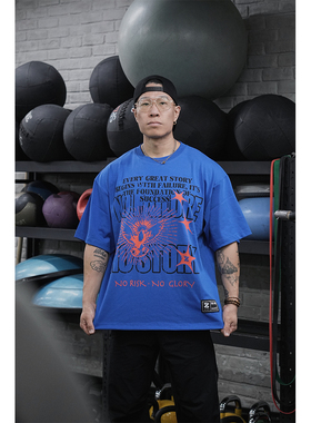 ZEKE LAB「终见荣耀」原创训练短袖男女 柔软抗皱面料休闲运动T恤