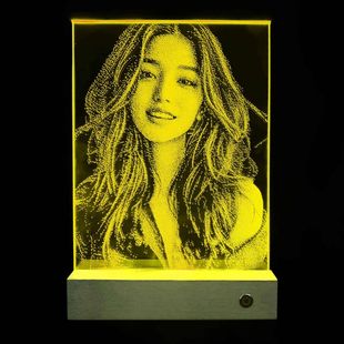 锤子画玻璃画琉璃画像定制真人照片礼物情人节七夕送女朋友礼品